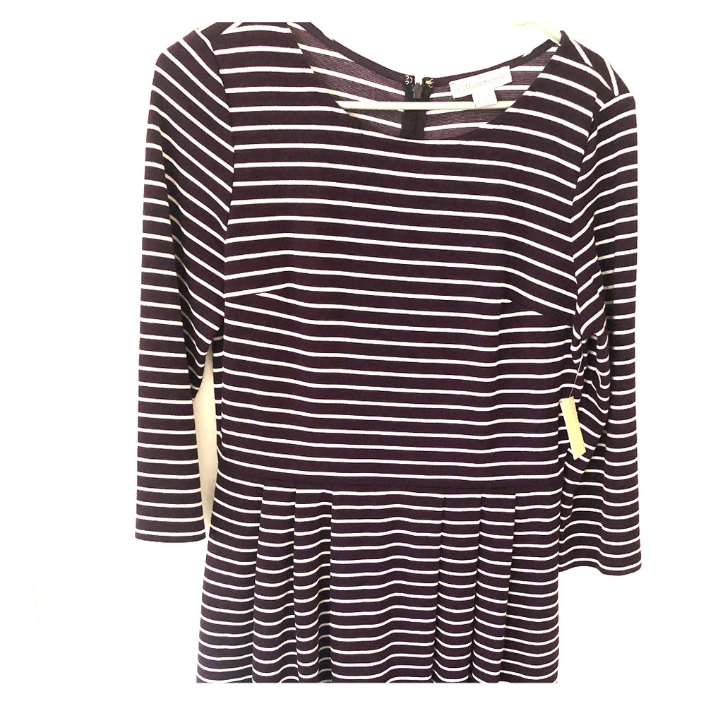 NWT Coldwater Creek 3/4 Plum purple dress